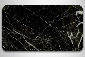 3D Black marble